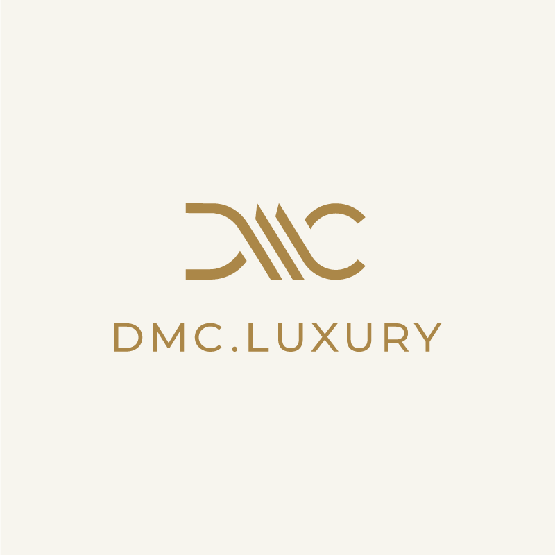 Logo DMC.LUXURY, identité visuelle d’une marque de voyage de luxe