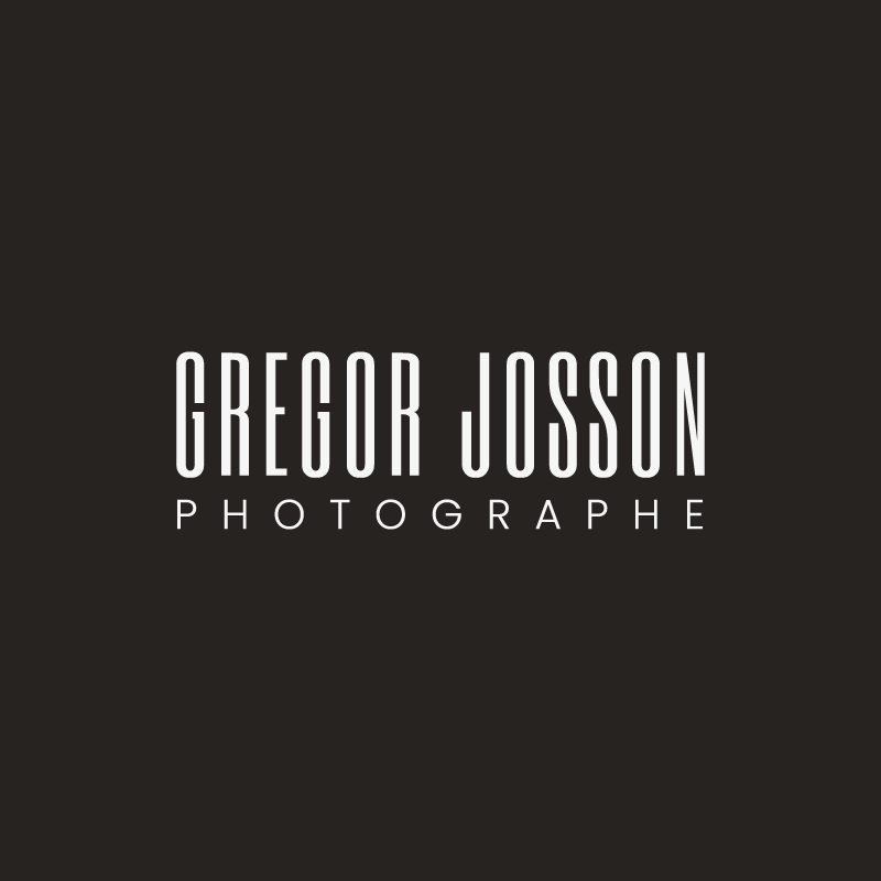 Logo Gregor Josson Photographe, identité visuelle d’un photographe